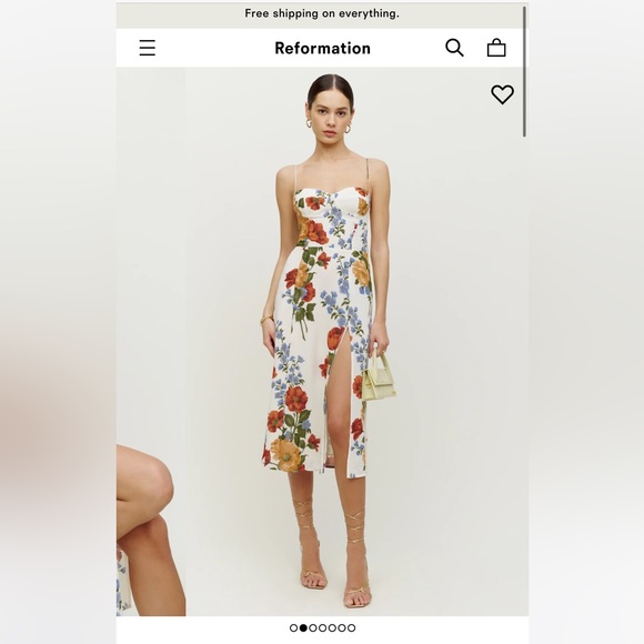 Reformation Juliette dress Size 4 - Picture 2 of 6